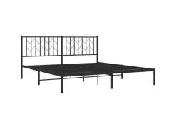 vidaXL Bettgestell mit Kopfteil Metall 180x200 cm 374441* Betten