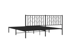 vidaXL Bettgestell mit Kopfteil Metall 180x200 cm 374441* Betten