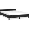 vidaXL Bettgestell mit Kopfteil Schwarz 140x200 cm Samt Modell 11398799* Betten