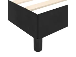 vidaXL Bettgestell mit Kopfteil Schwarz 140x200 cm Samt Modell 11398799* Betten