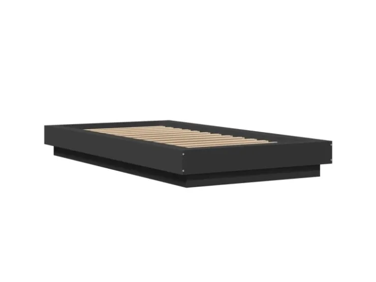 vidaXL Bettgestell mit LED 90x200 cm Holzwerkstoff 3281120* Betten