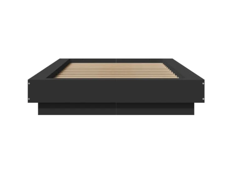 vidaXL Bettgestell mit LED 90x200 cm Holzwerkstoff 3281120* Betten