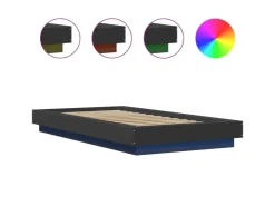 vidaXL Bettgestell mit LED 90x200 cm Holzwerkstoff 3281120* Betten