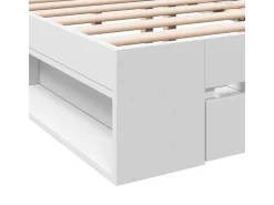 vidaXL Bettgestell mit Schubladen 200x200 cm Holzwerkstoff 3280720* Betten