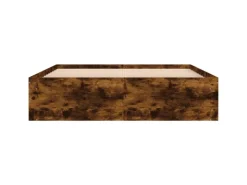 vidaXL Bettgestell Räuchereiche 140x200 cm1925305