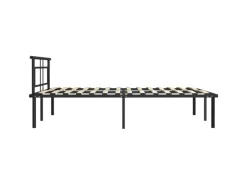 vidaXL Bettgestell Schwarz Metall 140x200 cm Modell 5651016* Betten