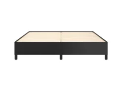 vidaXL Bettgestell Schwarz 180x200 cm Kunstleder1370092