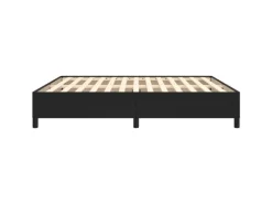 vidaXL Bettgestell Schwarz 180x200 cm Kunstleder1370092