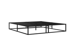 vidaXL Bettgestell Schwarz Metall 140x200 cm Modell 2650996* Betten