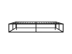vidaXL Bettgestell Schwarz Metall 180x200 cm Modell 2650998* Betten