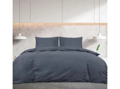 vidaXL Bettwäsche-Set 155x220 cm Leichte Mikrofaser 135943