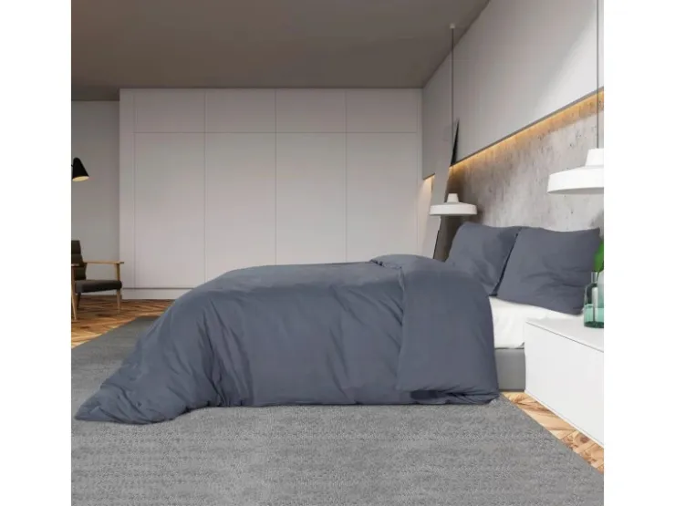 vidaXL Bettwäsche-Set 155x220 cm Leichte Mikrofaser 135943