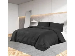 vidaXL Bettwäsche-Set 155x220 cm Leichte Mikrofaser 135975* Überwürfe|Bettwäsche