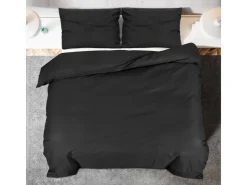vidaXL Bettwäsche-Set 200x200 cm Leichte Mikrofaser 135976