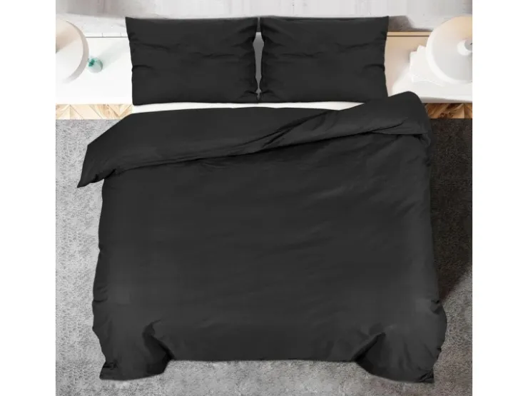 vidaXL Bettwäsche-Set 200x200 cm Leichte Mikrofaser 135976