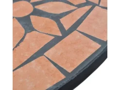 vidaXL Bistrotisch -Rot 60 cm Mosaik 41528* Mosaik