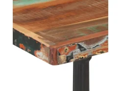 vidaXL BistRotisch 60x60x76 cm Altholz Massiv