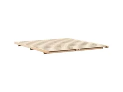 vidaXL Bodenbettgestell 180 x 200 cm Massivholz Kiefer 873061