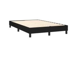 vidaXL Boxspringbett mit Matratze Schwarz 120x200 cm Stoff1373129* Betten