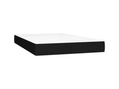 vidaXL Boxspringbett mit Matratze Schwarz 120x200 cm Stoff1373129* Betten