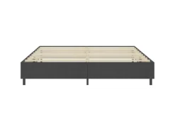 vidaXL Boxspring-Bettgestell Grau Stoff 200x200 cm621163* Betten