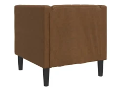 vidaXL Chesterfield-Sessel Braun Kunstleder in Wildleder-Optik 2164395* Sessel