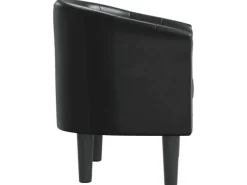 vidaXL Clubsessel Schwarz Kunstleder Modell 2* Sessel