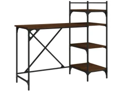 vidaXL Computertisch mit Regal Braun Eiche-Optik 120x47x109 cm 836217* Weitere Regale