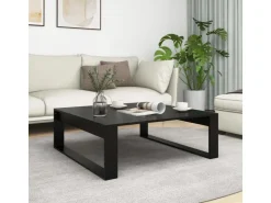 vidaXL Couchtisch Schwarz 100x100x35 cm Holzwerkstoff Modell 1