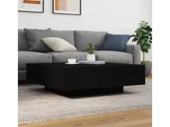 vidaXL Couchtisch Schwarz 100x100x31 cm Holzwerkstoff* Tische