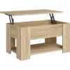 vidaXL Couchtisch Sonoma-Eiche 79x49x41 cm Holzwerkstoff