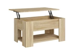 vidaXL Couchtisch Sonoma-Eiche 79x49x41 cm Holzwerkstoff