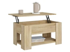vidaXL Couchtisch Sonoma-Eiche 79x49x41 cm Holzwerkstoff