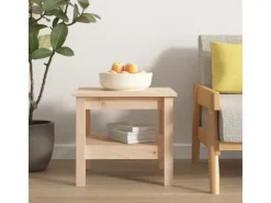 vidaXL Couchtisch 45x45x40 cm Massivholz Kiefer