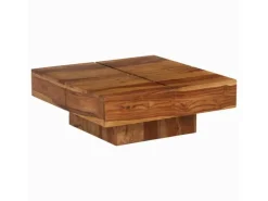 vidaXL Couchtisch 80x80x30 cm Massivholz Akazie 246250