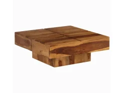 vidaXL Couchtisch 80x80x30 cm Massivholz Akazie 246250