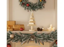 vidaXL Deko-Weihnachtsbäume 2 Stk Holz 30 cm Massivholz Kiefer* Ostern