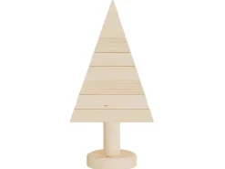 vidaXL Deko-Weihnachtsbäume 2 Stk Holz 30 cm Massivholz Kiefer* Ostern