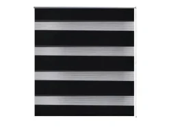 vidaXL Doppelrollo Seitenzug Duo Rollo 100 x 175 cm Schwarz* Rollos