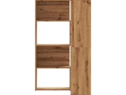 vidaXL Eck-Bücherregal 4 Etagen Artisan-Eiche 85x85x140 Holzwerkstoff