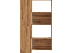 vidaXL Eck-Bücherregal 4 Etagen Artisan-Eiche 85x85x140 Holzwerkstoff