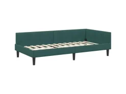 vidaXL Eckbettgestell mit Kopfteil 80 x 200 cm Stoff 42016136
