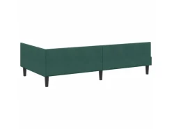 vidaXL Eckbettgestell mit Kopfteil 80 x 200 cm Stoff 42016136