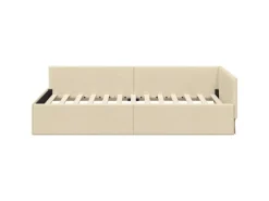 vidaXL Eckbettgestell mit Kopfteil 80 x 200 cm Stoff 42016033* Betten