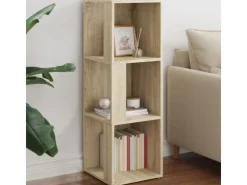 vidaXL Eckregal Sonoma-Eiche 33x33x100 cm Holzwerkstoff