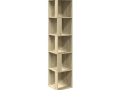 vidaXL Eckregal Sonoma-Eiche 33x33x164,5 cm Holzwerkstoff