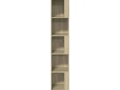 vidaXL Eckregal Sonoma-Eiche 33x33x164,5 cm Holzwerkstoff