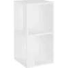vidaXL Eckregal Weiß 33x33x67 cm Holzwerkstoff* Regal Weiß