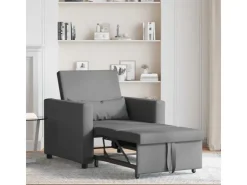 vidaXL Einzel-Schlafsofa mit Rädern 90 x 165 x 87 cm Stoff 42002685