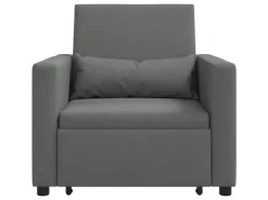 vidaXL Einzel-Schlafsofa mit Rädern 90 x 165 x 87 cm Stoff 42002685